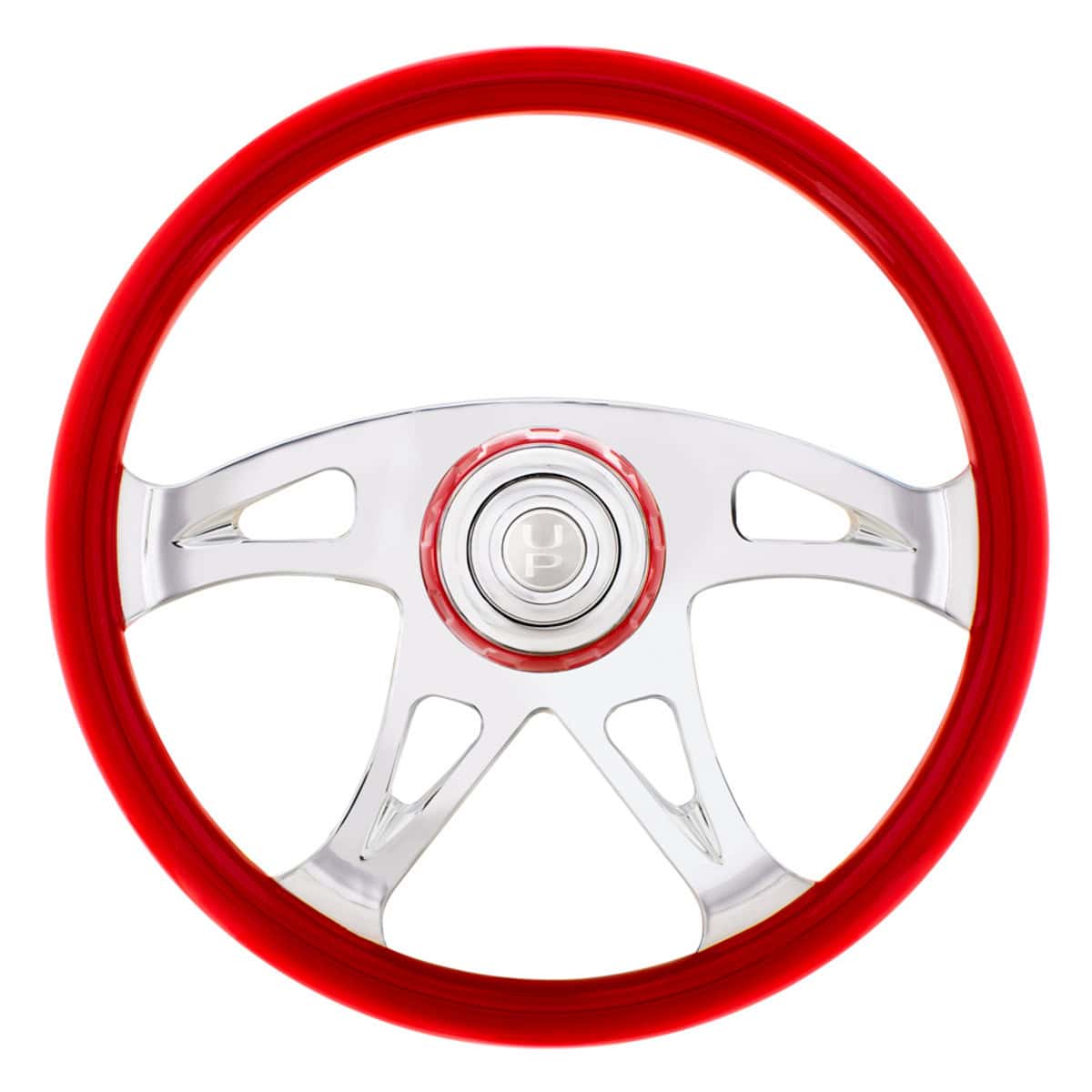 18&Quot; Boss Steering Wheel With Color Matching Horn Bezel 4 18" Boss Steering Wheel With Color Matching Horn Bezel