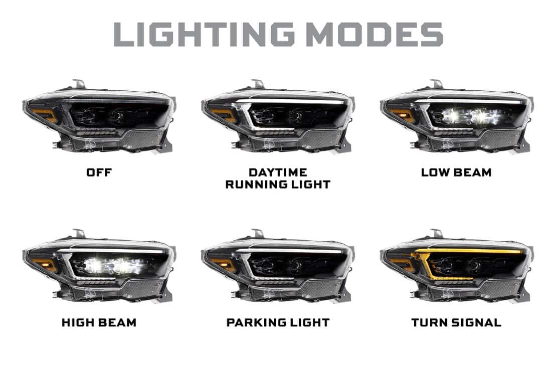 Morimoto 16-23 Toyota Tacoma Xb Evo Hybrid Led Headlights 3 Morimoto 16-23 Toyota Tacoma XB Evo Hybrid LED Headlights