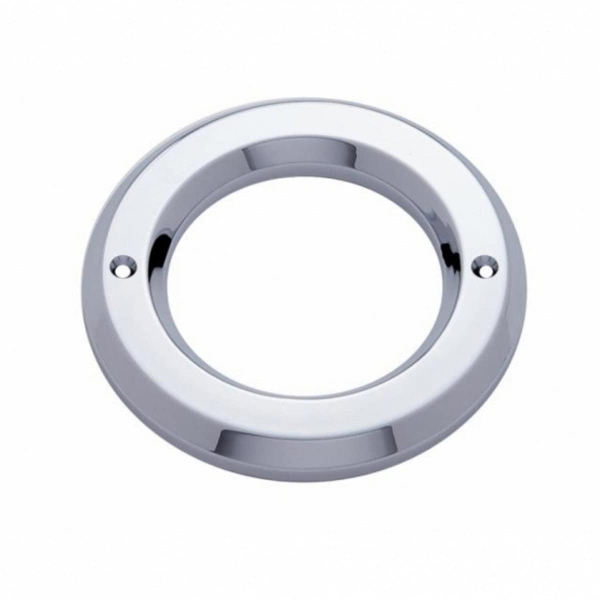 2.5" Chrome Plastic Light Bezel