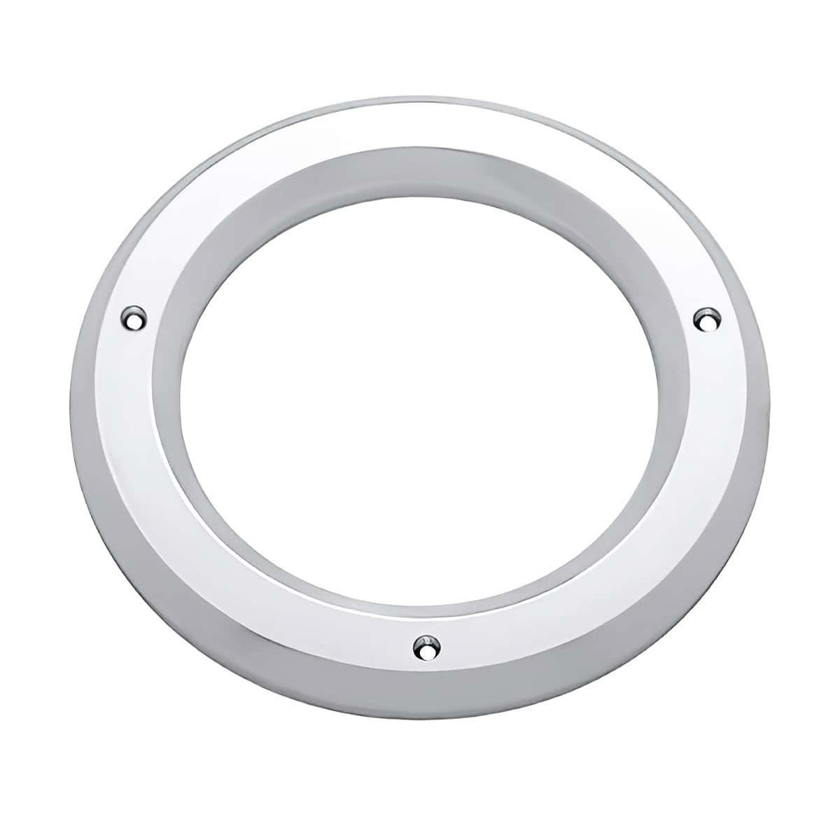 4" Chrome Plastic Light Bezel