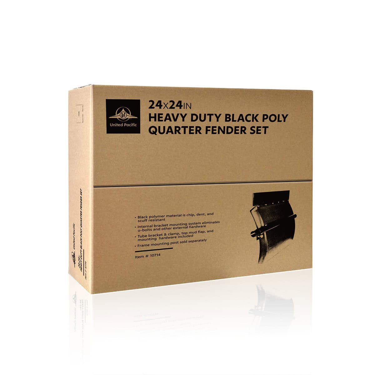 24&Quot; X 24&Quot; &Quot;Competition Series&Quot; Heavy Duty Black Poly Quarter Fender Set 5 24" X 24" "Competition Series" Heavy Duty Black Poly Quarter Fender Set