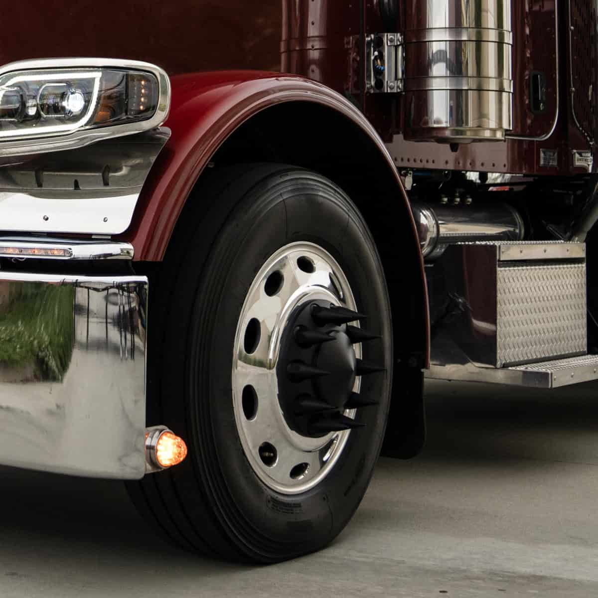 Aluminum Front Fender For Peterbilt 388/389 5 Aluminum Front Fender For Peterbilt 388/389