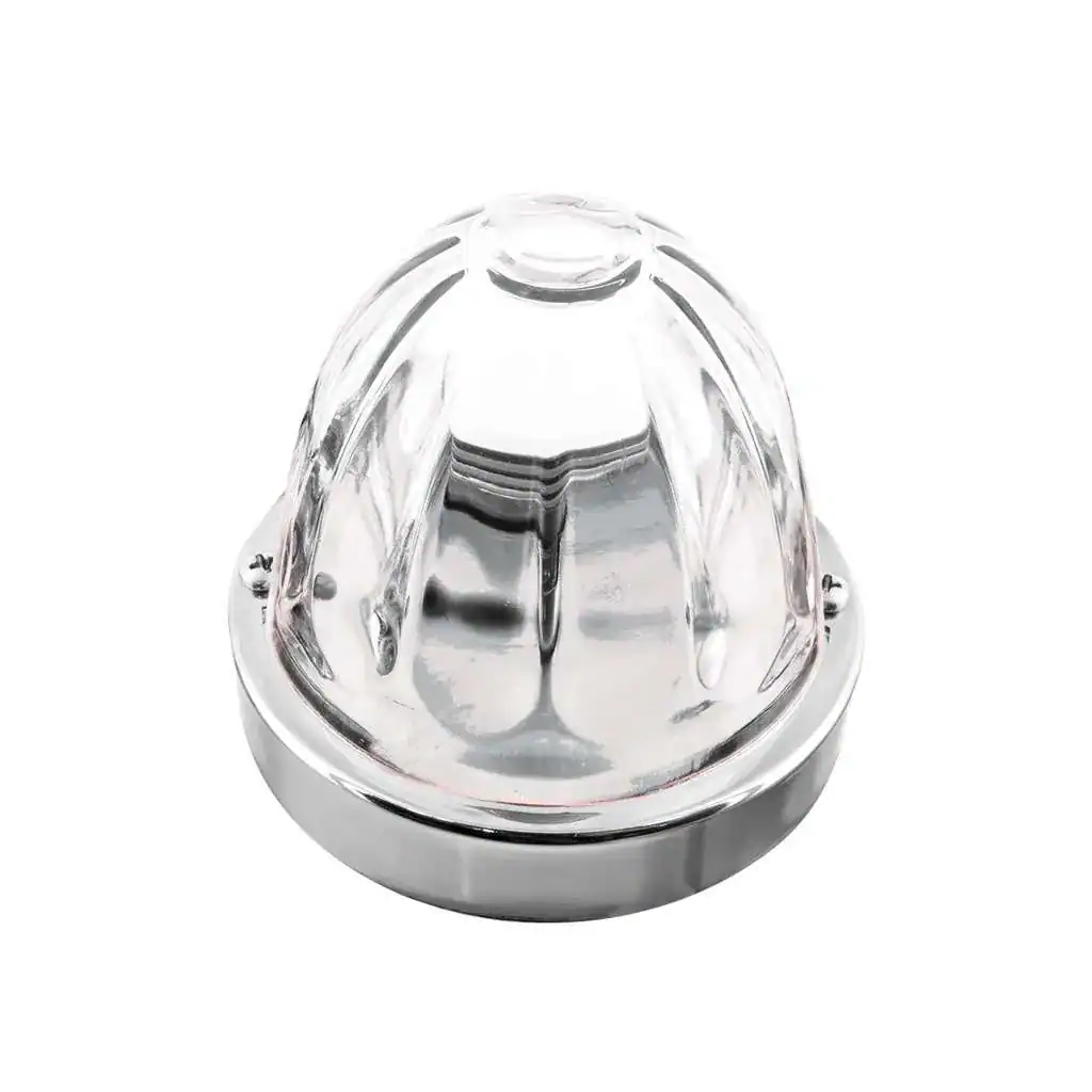 Example glass watermelon light with clear lens