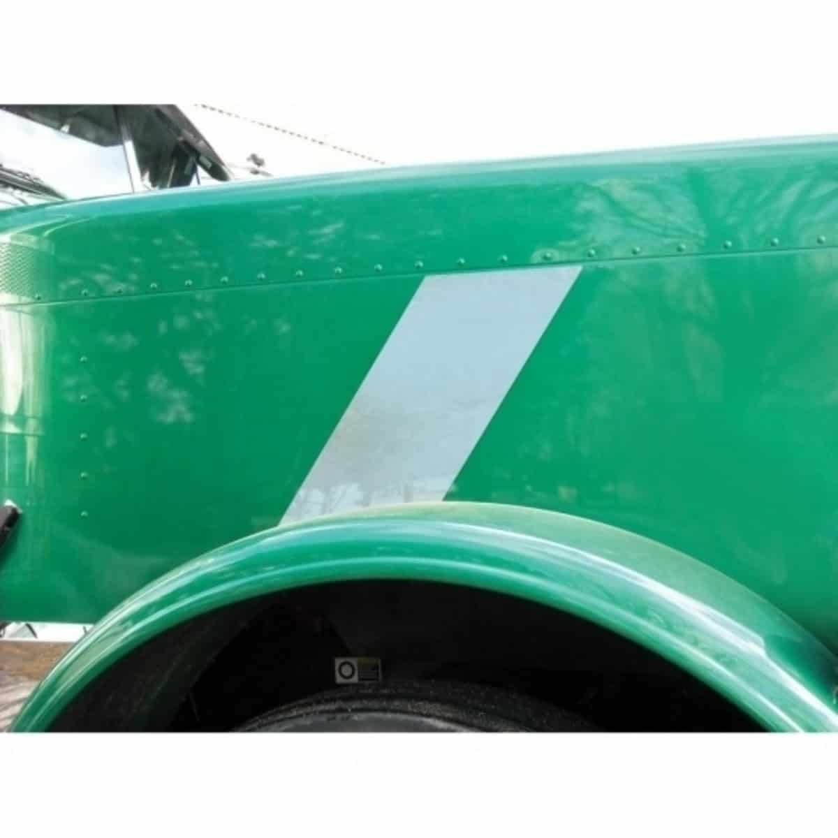 Peterbilt 389 Stainless Hood Emblem Accents