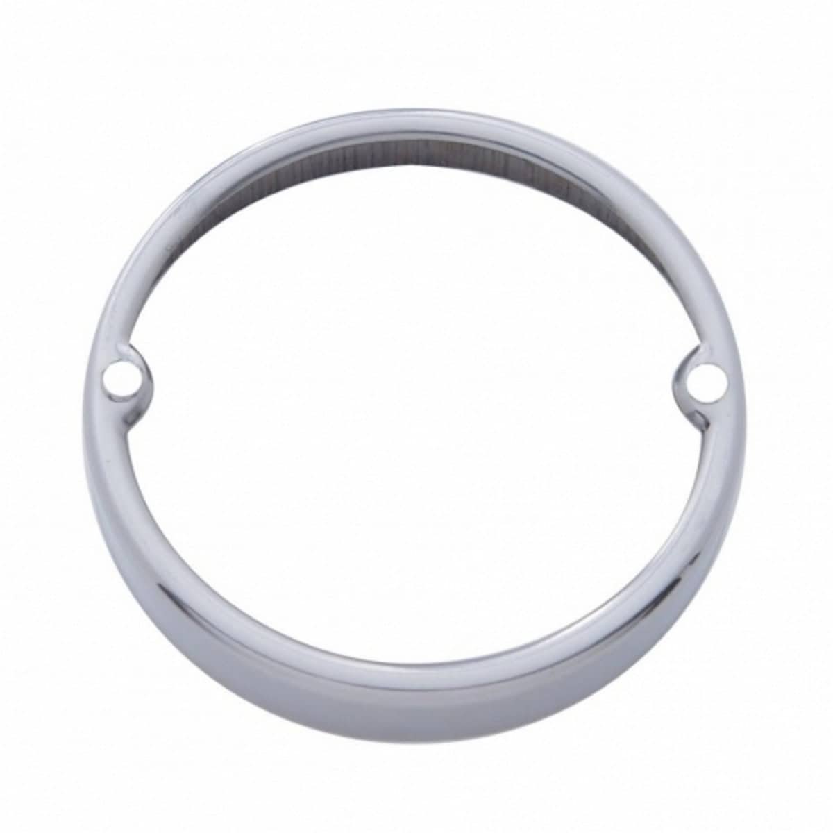 Stainless Round Cab Light Bezel