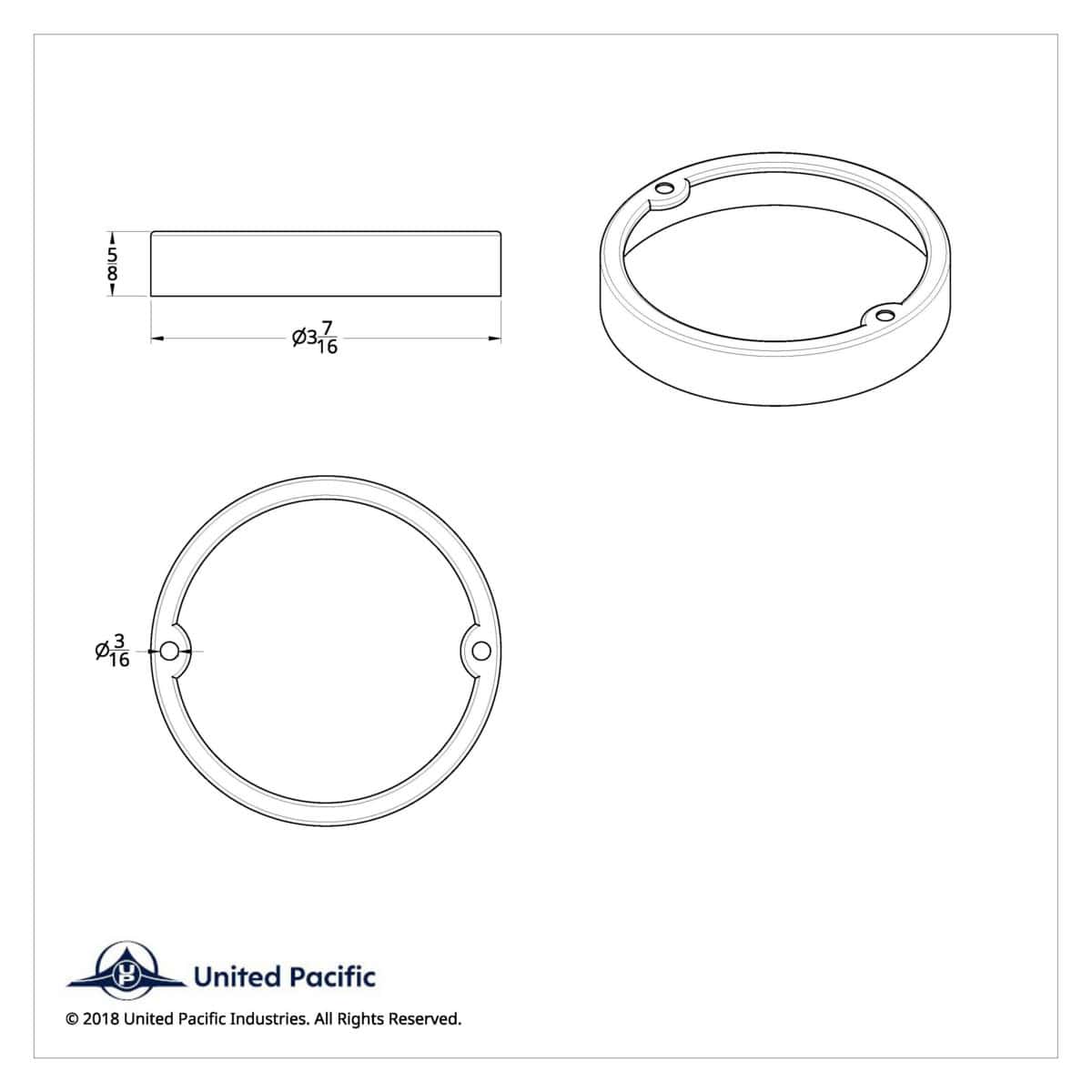 Stainless Round Cab Light Bezel 3 Stainless Round Cab Light Bezel
