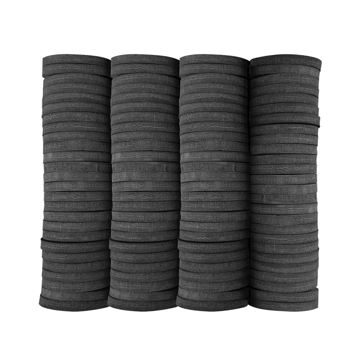 9mm Black Foam Gasket - Thicker (100 Pcs)