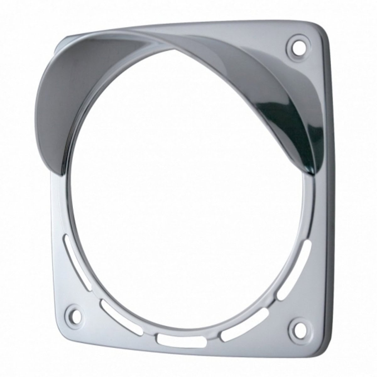 Square Turn Signal Light Bezel With Visor