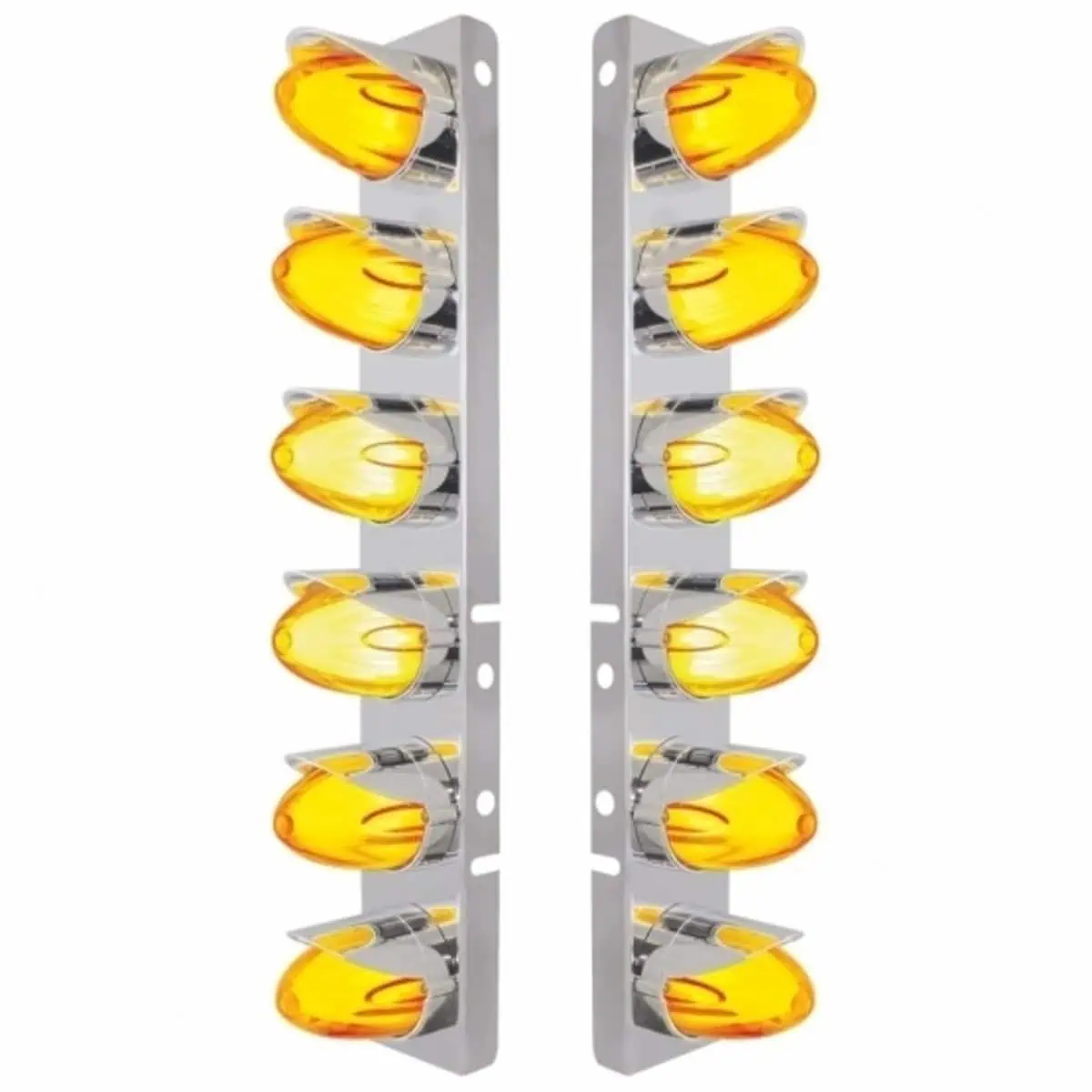 Peterbilt Air Cleaner Watermelon Lights With Visors