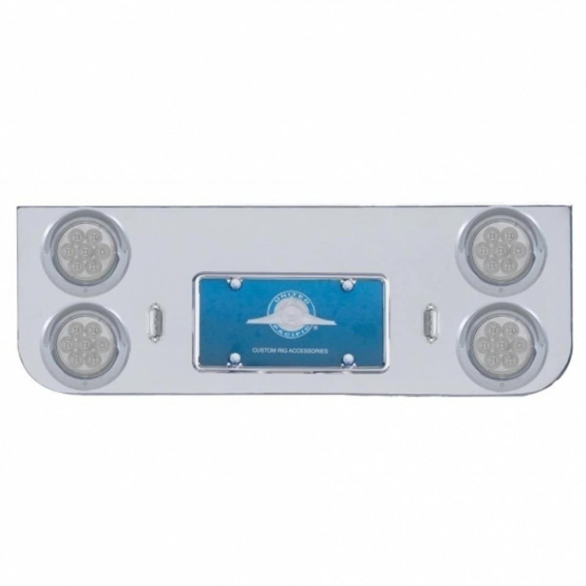Chrome Rear Center Panel With 4 LED Lights