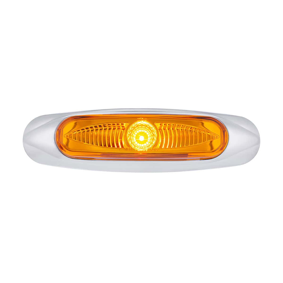 5-3/4" Wide 3 LED ViperEye Light (Clearance/Marker) - Amber LED/Amber Lens