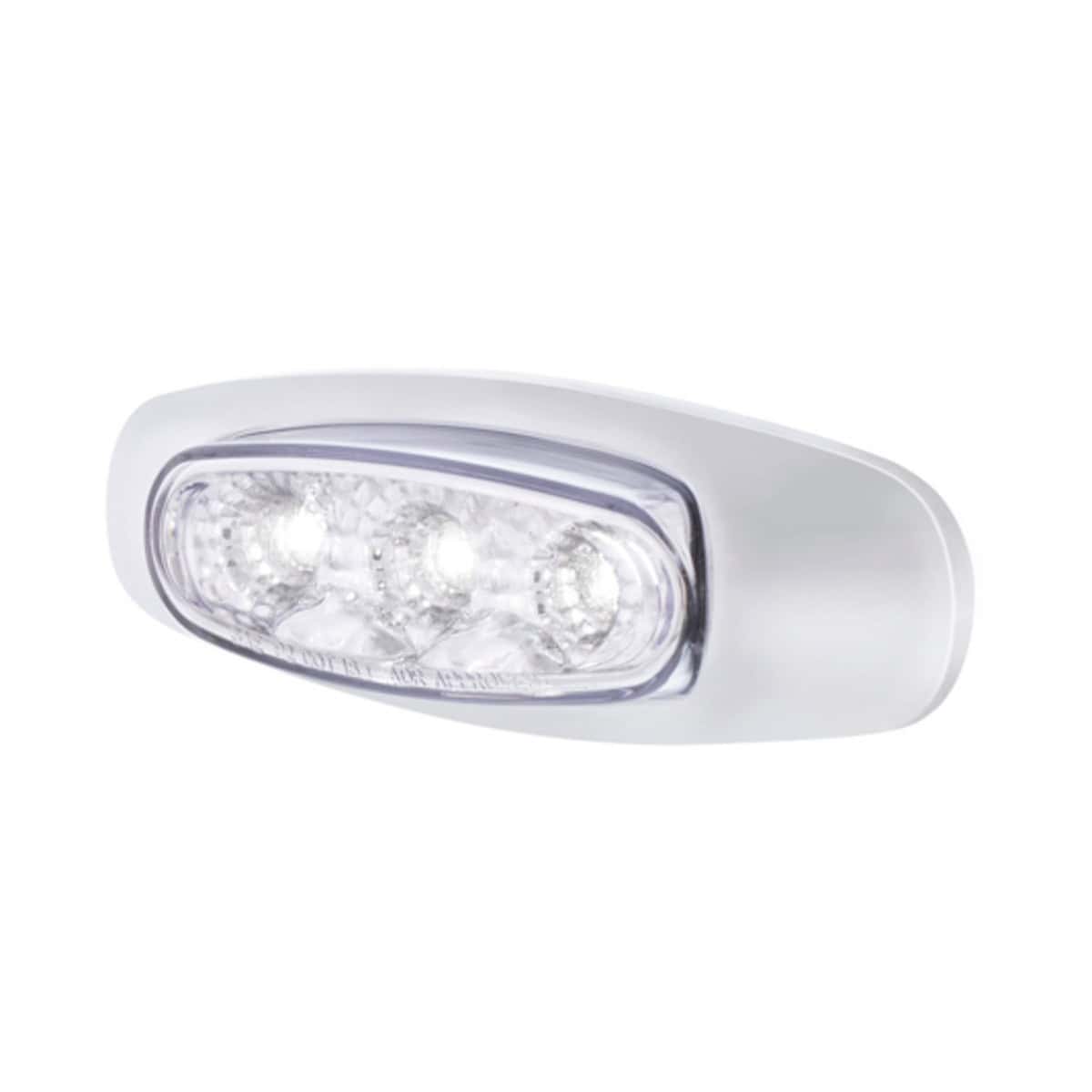 5 Led Reflector Auxiliary/Utility Light With Side Ditch Light -White Led/Clear Lens 5 5 LED Reflector Auxiliary/Utility Light With Side Ditch Light -White LED/Clear Lens