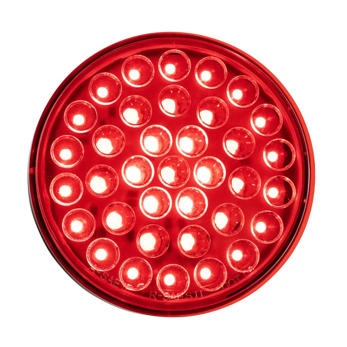 36 LED 4" Round Stop/Turn/Tail Light - Red/Red Lens