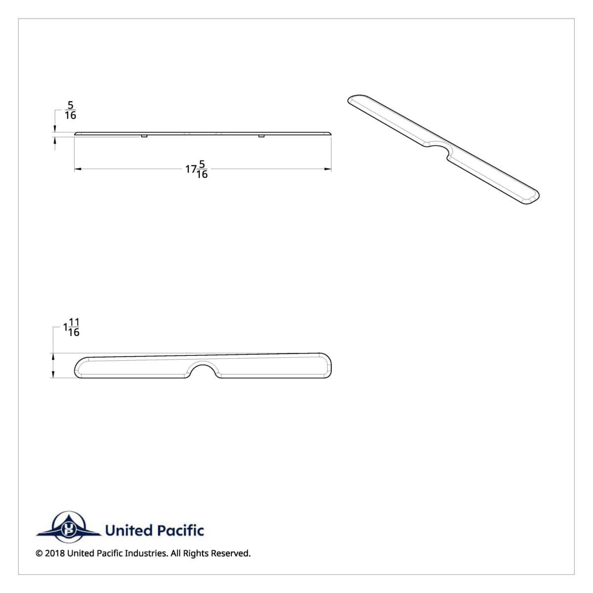 Peterbilt Upper Storage Door Trim