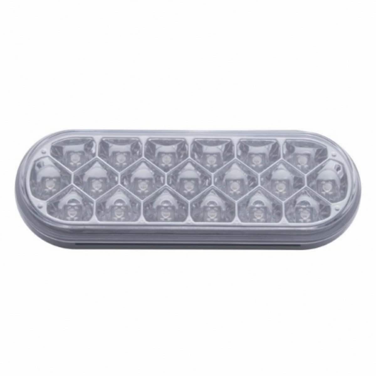 Stainless Mud Flap Plate with Clear Lens LEDs