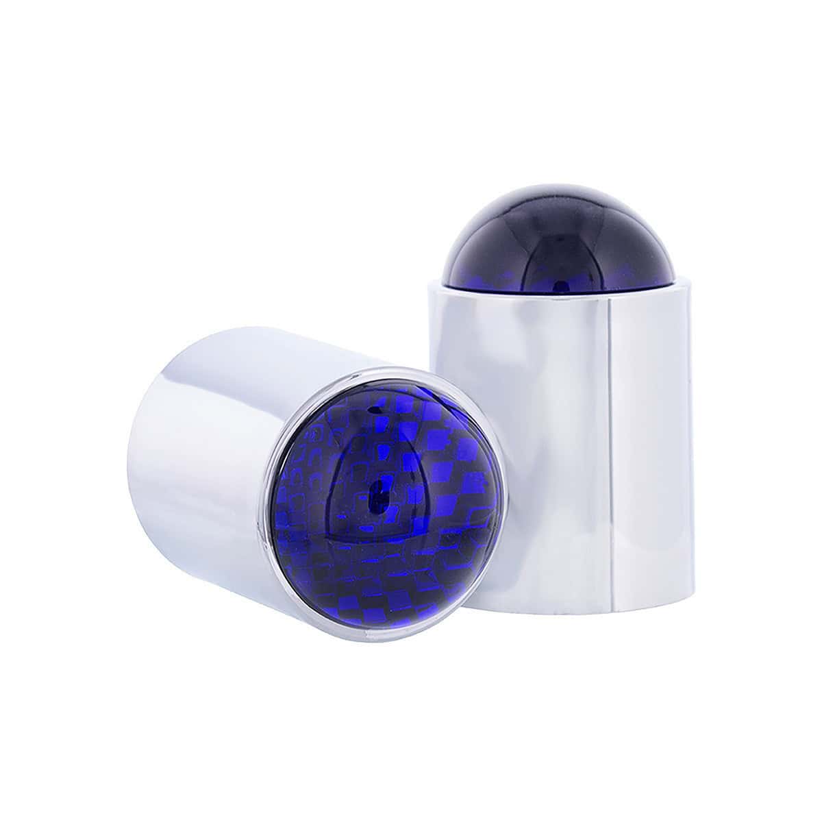 Blue Dome Lens Bumper Guide Tops 2-Pack