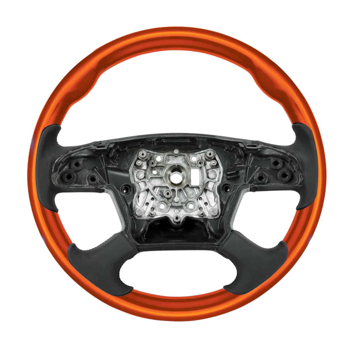 18&Quot; Yourgrip Wood Candy Color Steering Wheel For 2018-2026 Freightliner Cascadia 8 18" YourGrip Wood Candy Color Steering Wheel For 2018-2026 Freightliner Cascadia