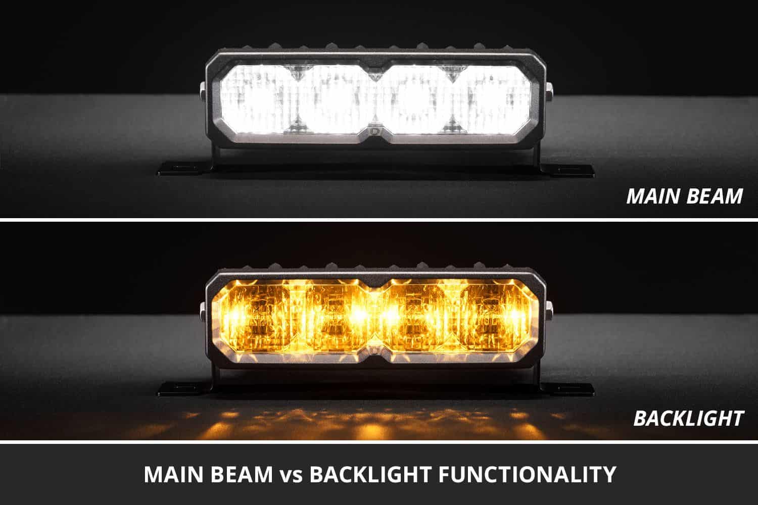 Diode Dynamics 2013-2018 Dodge Ram Sport/Express Sae/Dot Led Lightbar Kit 3 2013-2018 Dodge Ram Sport/Express SAE/DOT LED Lightbar Kit