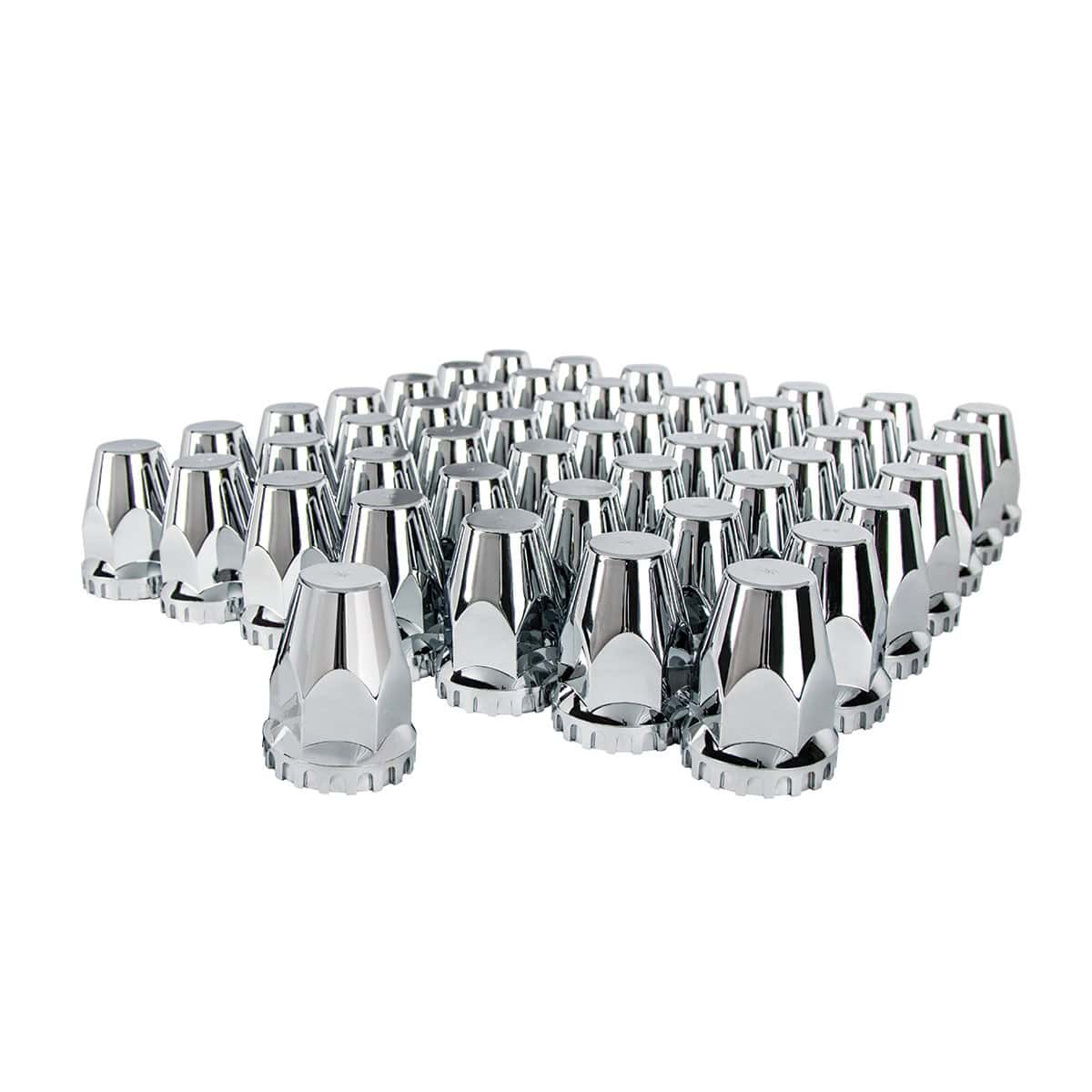 33Mm X 2-3/4&Quot; Chrome Plastic Original Nut Covers - Thread-On 7 33mm x 2-3/4" Chrome Plastic Original Nut Covers - Thread-On