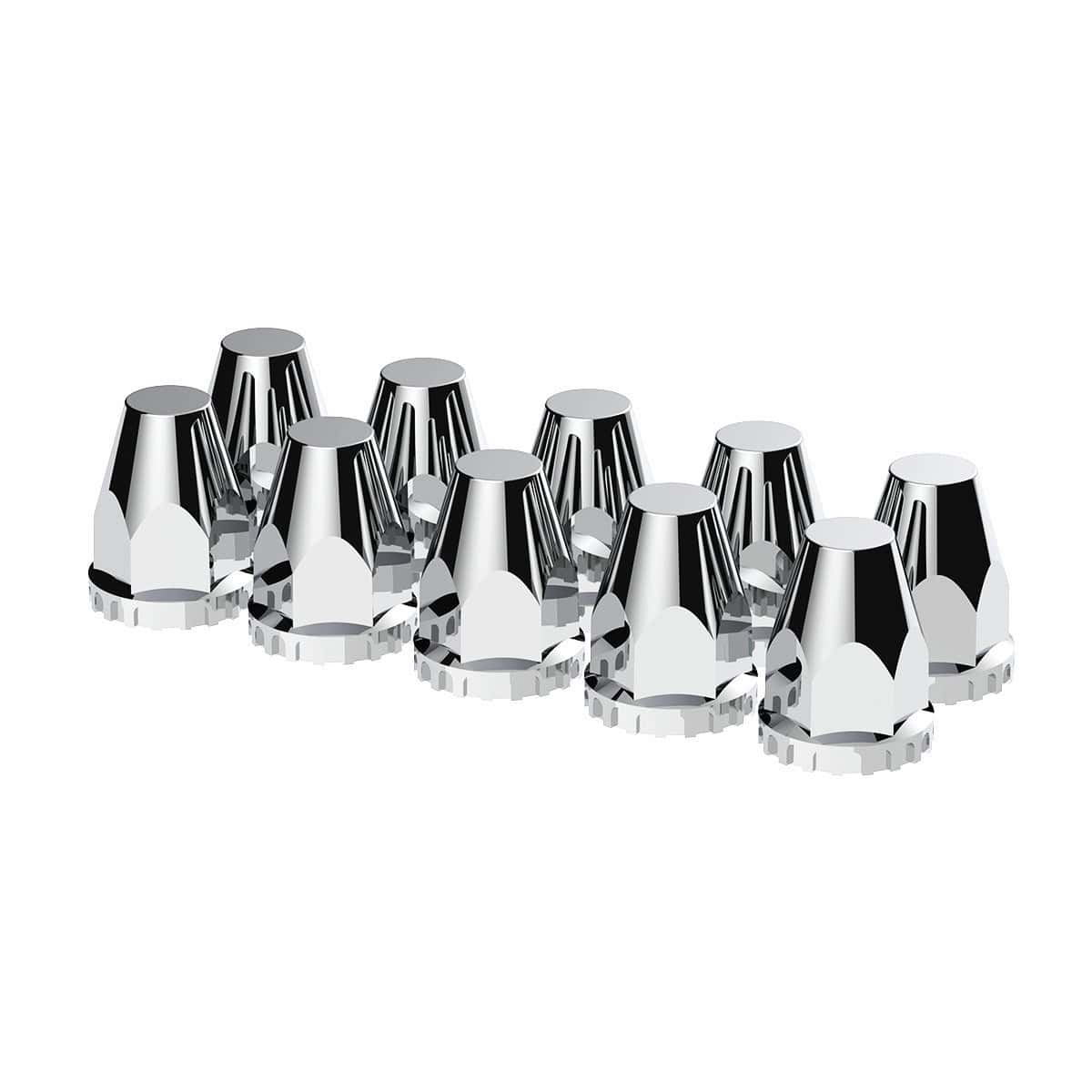 33Mm X 2-3/4&Quot; Chrome Plastic Original Nut Covers - Thread-On 5 33mm x 2-3/4" Chrome Plastic Original Nut Covers - Thread-On