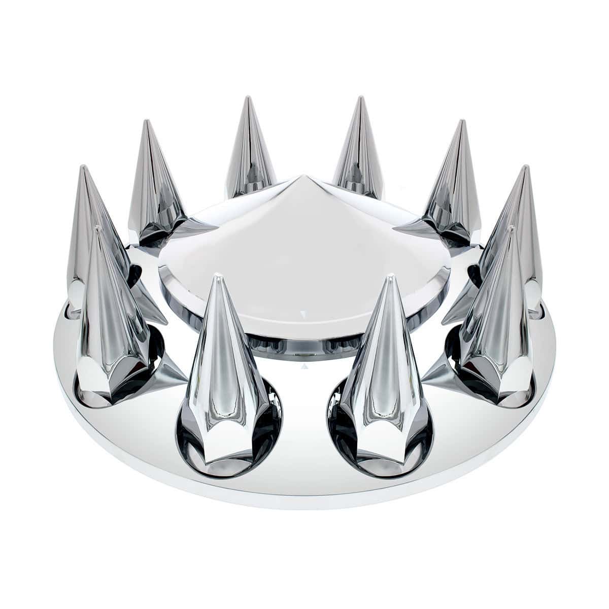 Pointed Front Axle Cover With 33mm Spike Thread-On Nut Covers