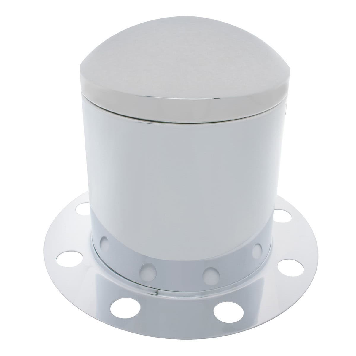 Chrome Dome Rear Axle Cover 3Pc Kit 5 Chrome Dome Rear Axle Cover 3PC Kit For 33mm Nut Cover - Steel/Aluminum Wheel (8 Holes)