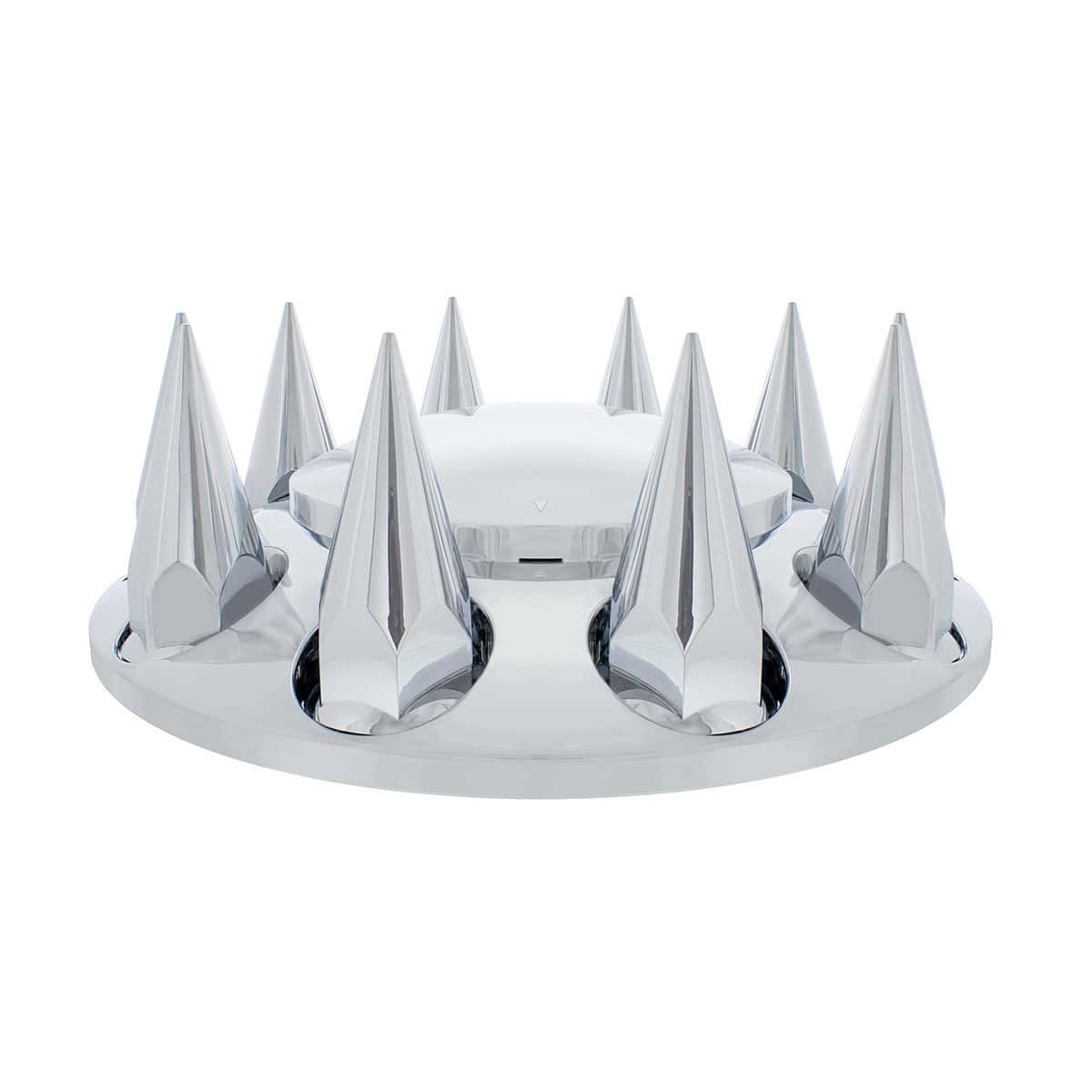Dome Front Axle Cover With 33Mm Spike Thread-On Nut Covers 2 Dome Front Axle Cover With 33mm Spike Thread-On Nut Covers