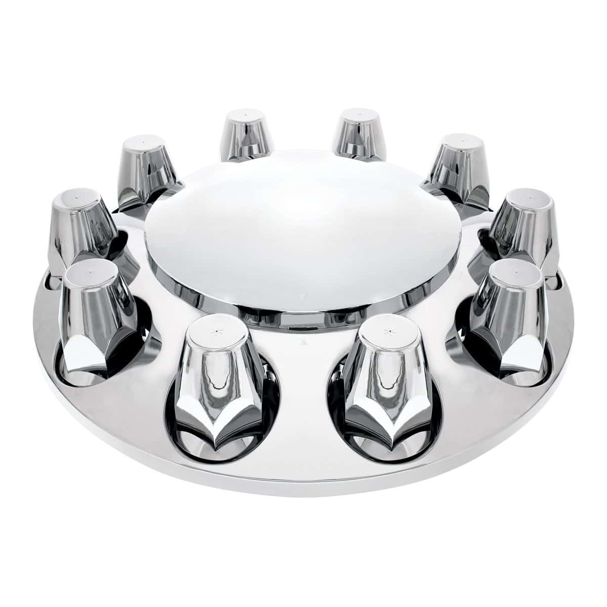 Dome Front Axle Cover With 33Mm Standard Thread-On Nut Covers 2 Dome Front Axle Cover With 33mm Standard Thread-On Nut Covers