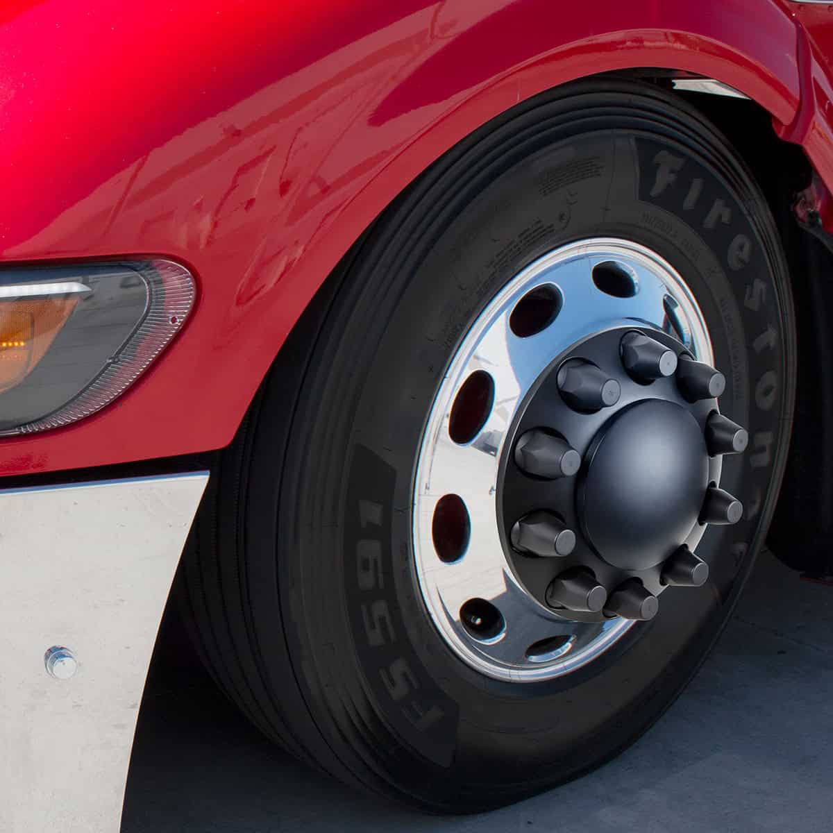 Dome Front Axle Cover With 33Mm Standard Thread-On Nut Covers 6 Dome Front Axle Cover With 33mm Standard Thread-On Nut Covers