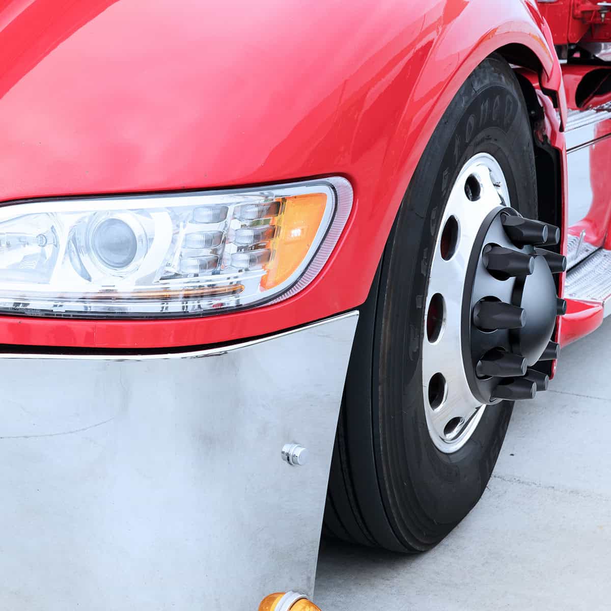 Dome Front Axle Cover With 33Mm Standard Thread-On Nut Covers 7 Dome Front Axle Cover With 33mm Standard Thread-On Nut Covers