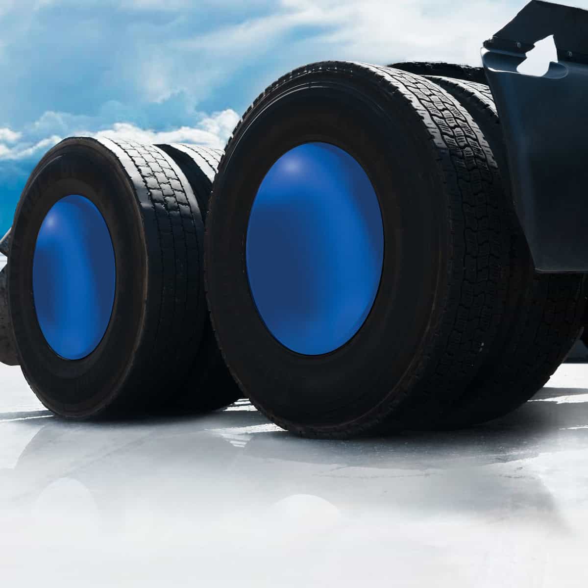 Aero Full-Moon Rear Axle Cover Kit 6 Aero Full-Moon Rear Axle Cover Kit - Indigo Blue