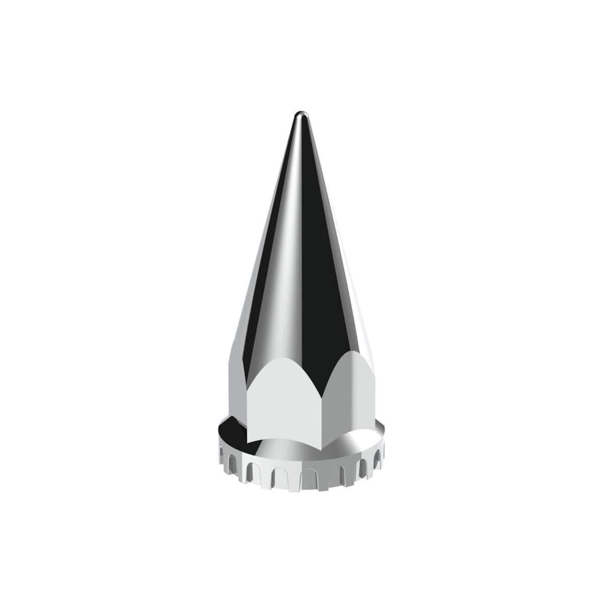 33mm X 4-3/4" Chrome Super Spike Nut Covers - Push-On