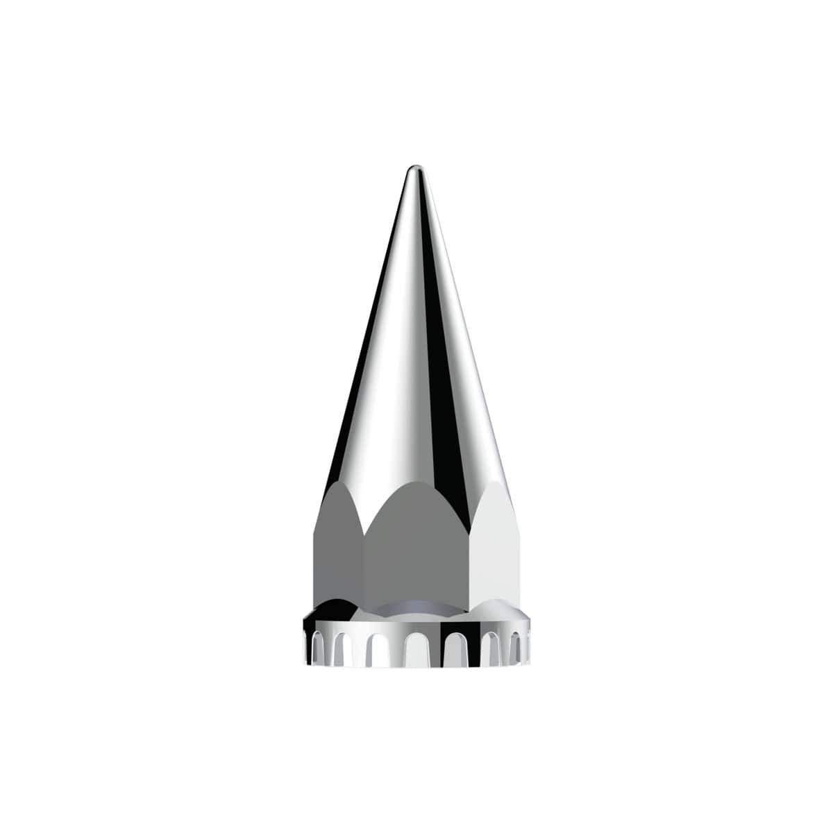 33mm X 4-3/4" Chrome Super Spike Nut Covers - Push-On