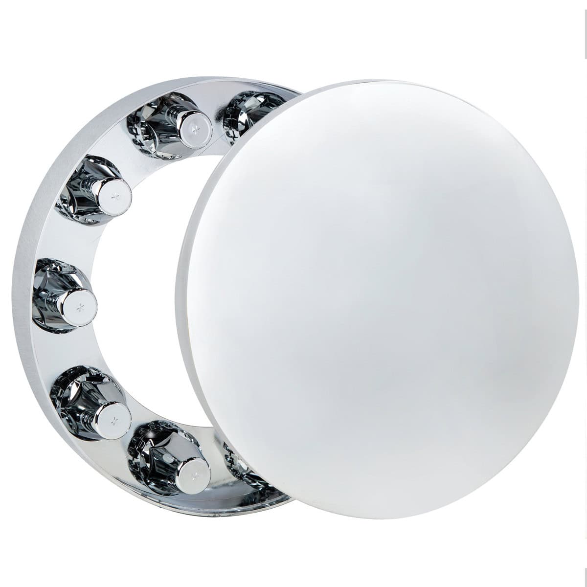 Moon Front Axle Cover With 33Mm Thread-On Low Profile Nut Cover - Chrome 1 Moon Front Axle Cover With 33mm Thread-On Low Profile Nut Cover - Chrome