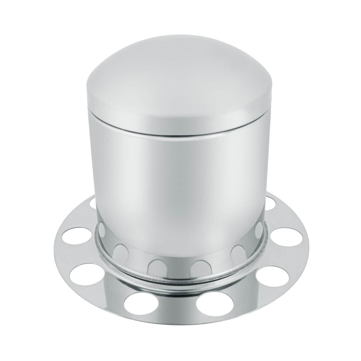 Stainless Dome Rear Axle Cover 3Pc Kit 5 Stainless Dome Rear Axle Cover 3PC Kit For 1-1/2" Nut Cover - Steel Wheel