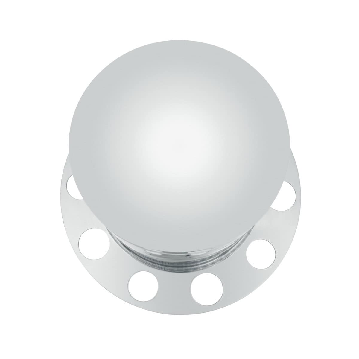 Stainless Dome Rear Axle Cover 3Pc Kit 3 Stainless Dome Rear Axle Cover 3PC Kit For 1-1/2" Nut Cover - Steel Wheel