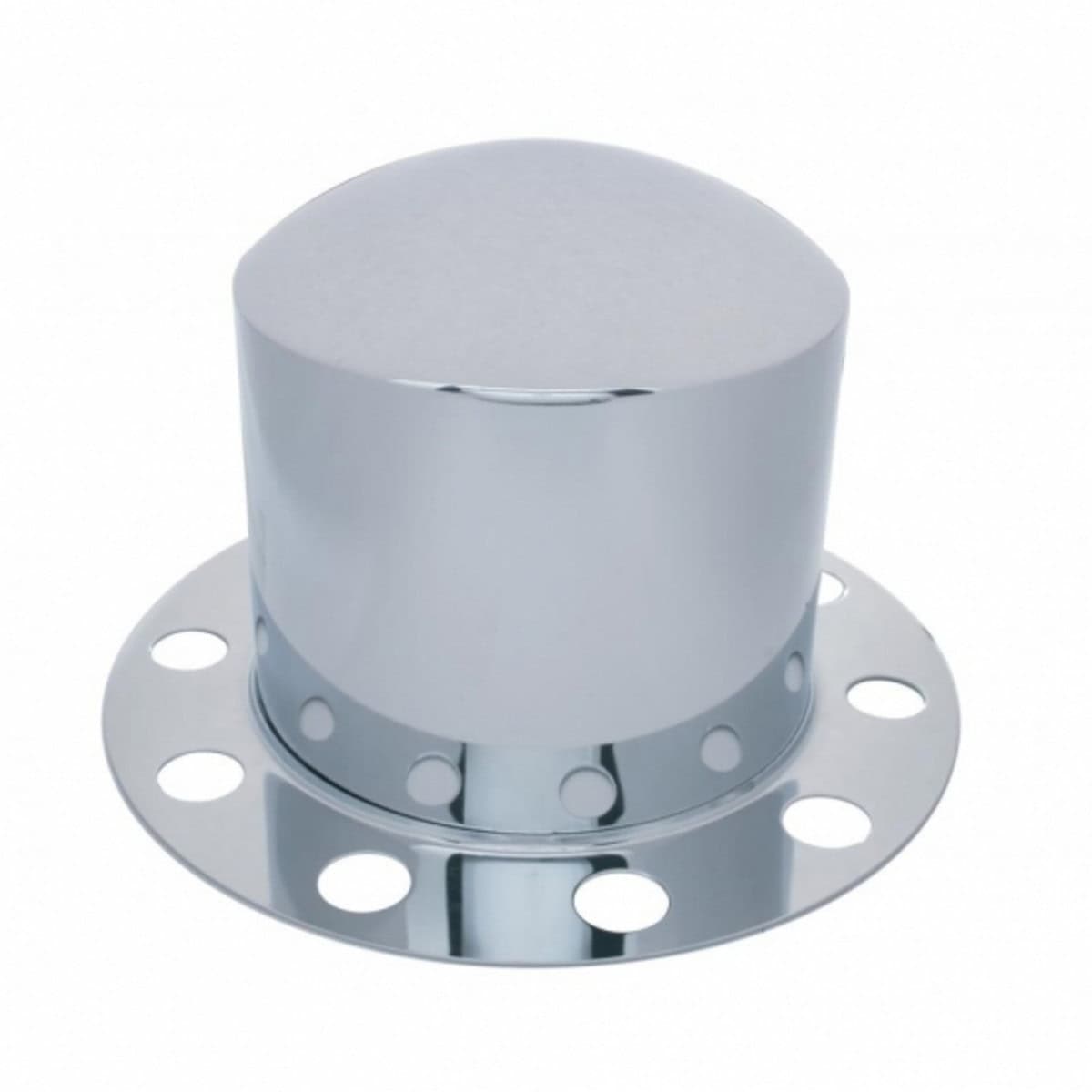 Stainless Dome Rear Axle Cover 2Pc 4 Stainless Dome Rear Axle Cover 2PC Kit For 33mm Nut Cover - Steel/Aluminum Wheel