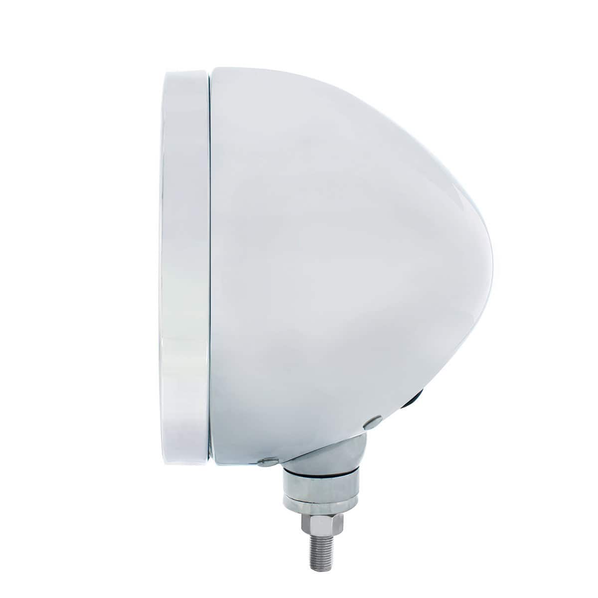 Stainless Steel "BULLET" Classic Headlight Housing - No Turn Signal