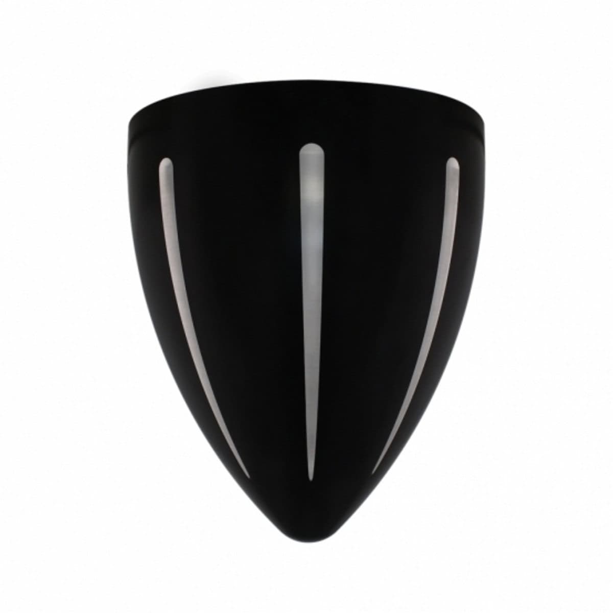 Black &Quot;Billet&Quot; Style Groove Headlight Housing 4 Black "BILLET" Style Groove Headlight Housing