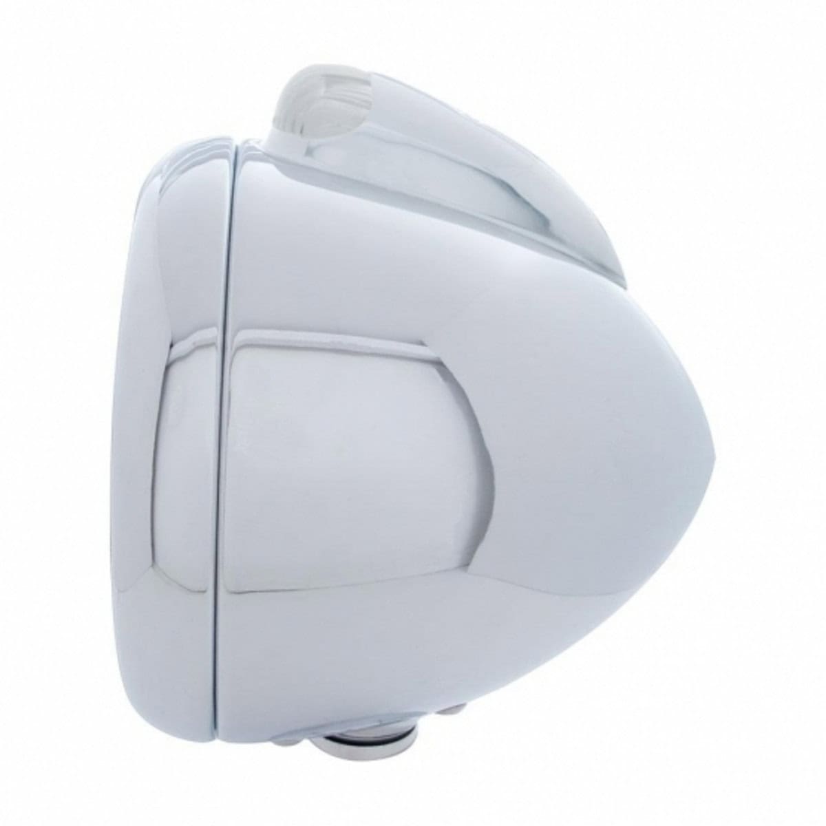 Stainless Steel Guide 682-C Headlight No Bulb With LED Signal - Clear Lens