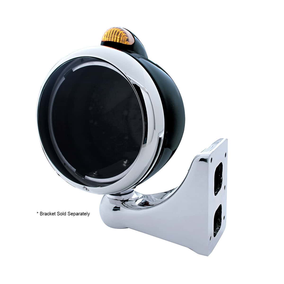 Black Guide 682-C Headlight No Bulb With Led Signal 4 Black Guide 682-C Headlight No Bulb With LED Signal