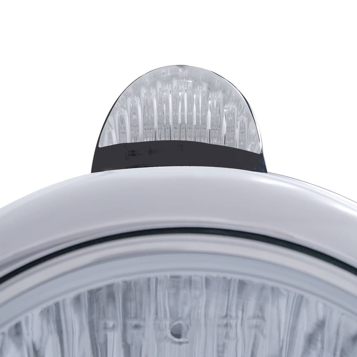 Black Guide 682-C Headlight No Bulb With Led Signal 6 Black Guide 682-C Headlight No Bulb With LED Signal