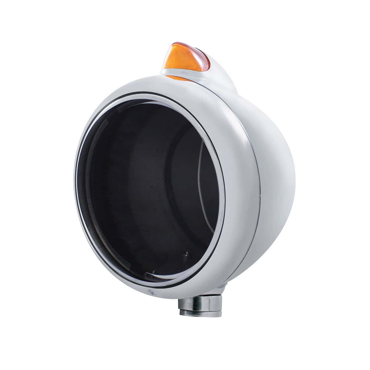 Stainless Steel Guide 682-C Headlight No Bulb & Original Style LED Signal