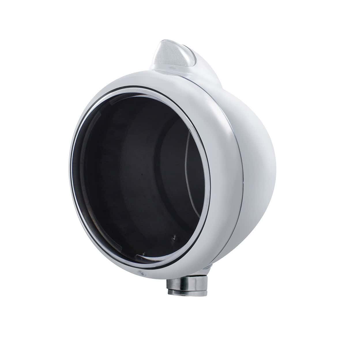 Stainless Steel Guide 682-C Headlight No Bulb &Amp; Original Style Led Signal 4 Stainless Steel Guide 682-C Headlight No Bulb & Original Style LED Signal