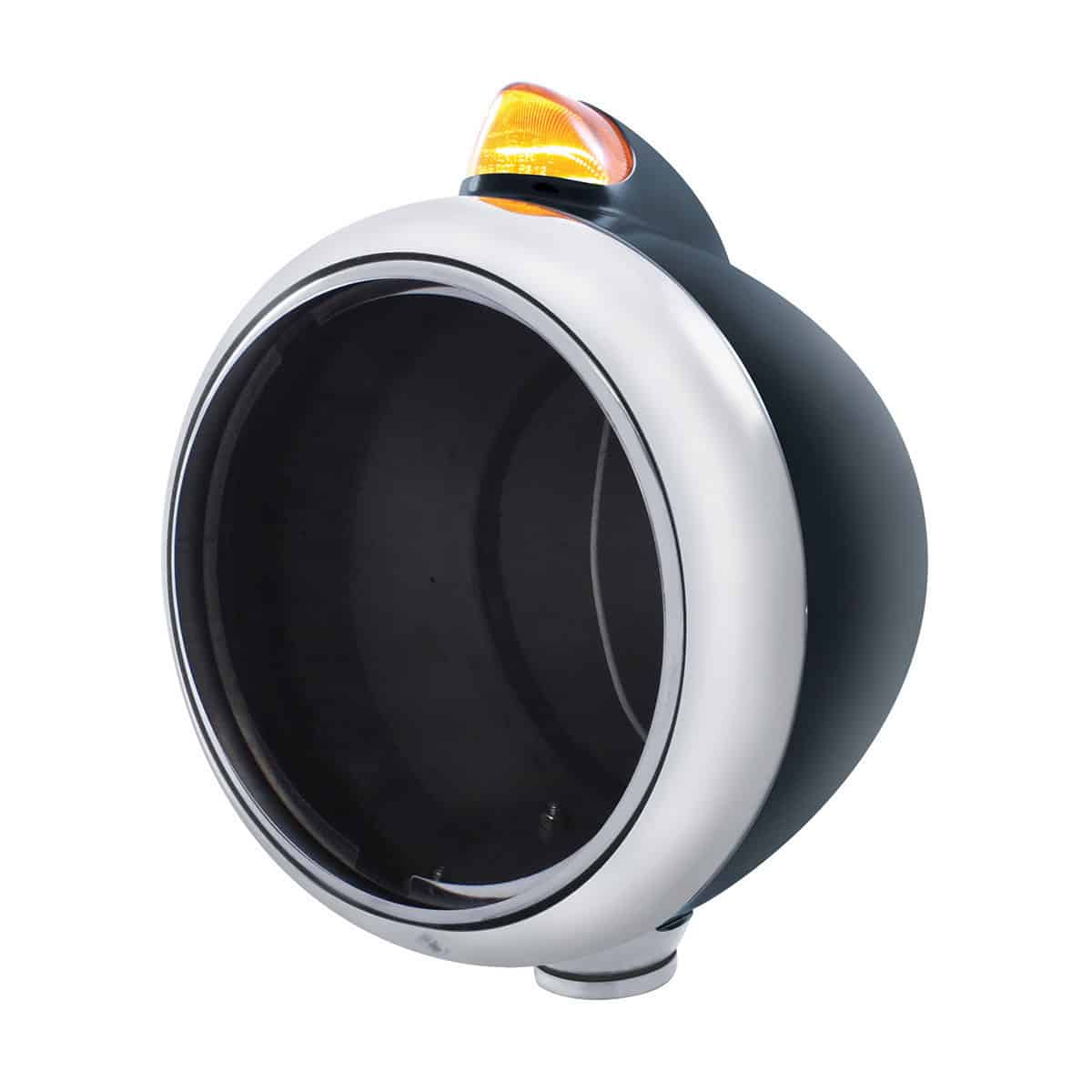 Black Guide 682-C Headlight No Bulb With Original Style LED Signal