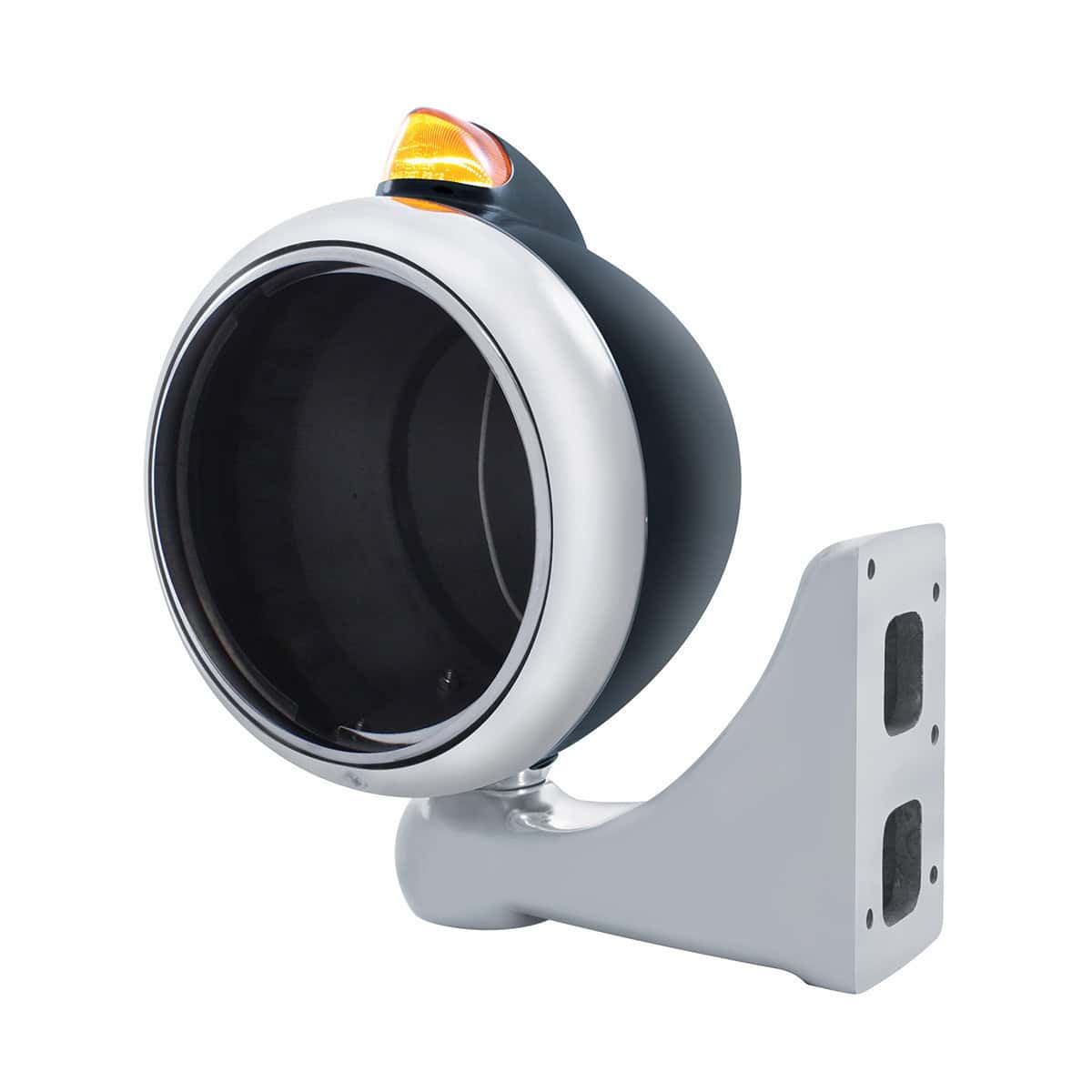 Black Guide 682-C Headlight No Bulb With Original Style Led Signal 3 Black Guide 682-C Headlight No Bulb With Original Style LED Signal