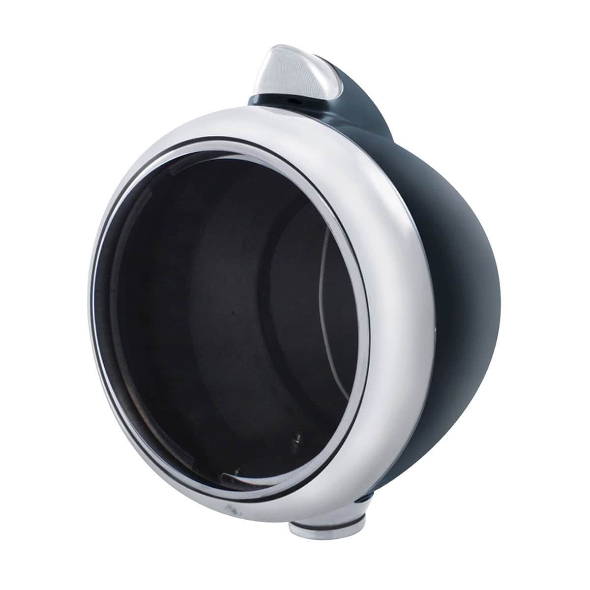 Black Guide 682-C Headlight No Bulb With Original Style Led Signal 4 Black Guide 682-C Headlight No Bulb With Original Style LED Signal