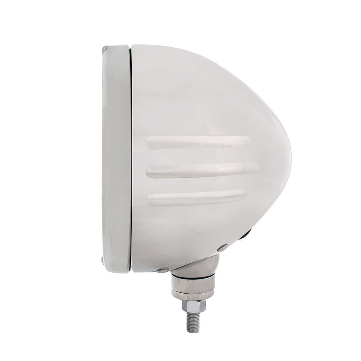 Stainless Steel Classic Stripe Headlight No Bulb With Led Signal 6 Stainless Steel Classic Stripe Headlight No Bulb With LED Signal
