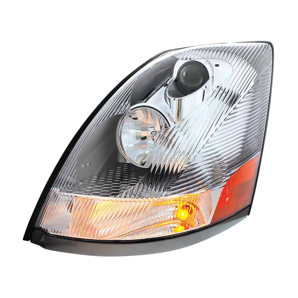 2003-2017 Volvo VN Chrome Headlight – Competition Series