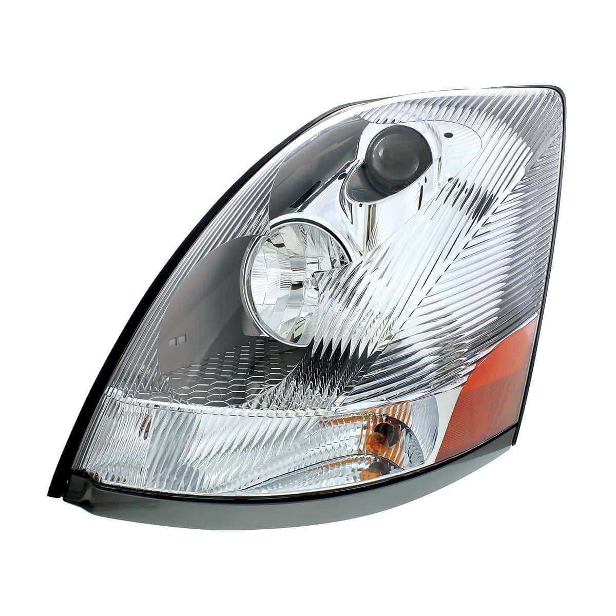 2003-2017 Volvo VN Chrome Headlight – Competition Series
